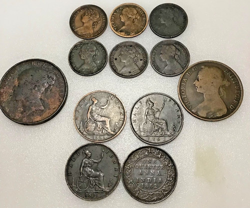 Queen victoria coin collection - victoria,