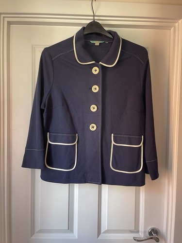 Boden navy cotton piping - navy,