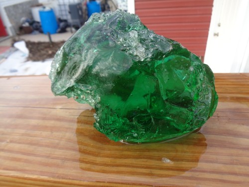 Glass rock slag - glass,