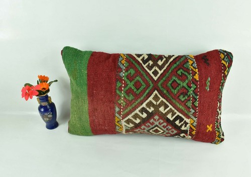Kilim pillow cover 12x20 - pillow,