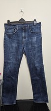 M&S Indigo Blue Jeans Mens W34