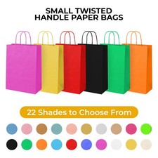 Party Gift Bags with Handle - Paper Carrier Bag for Christmas, Birthday, Wedding