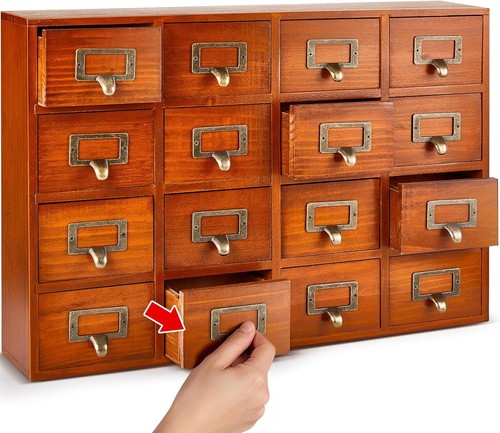 Drawers apothecary cabinet - ,
