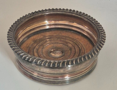 Vintage silver plated wine - vintage,