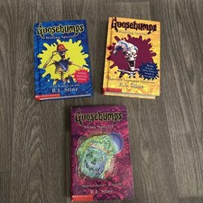 Goosebumps R. L.Stine Book Bundle Of 3 VGC - 2 Hardback 1 Paperback