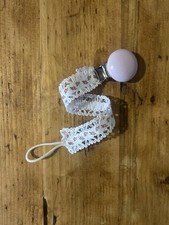 Dummy clip pink wooden - clip, /