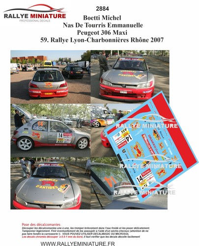 Decals ref 2884 peugeot - ref,