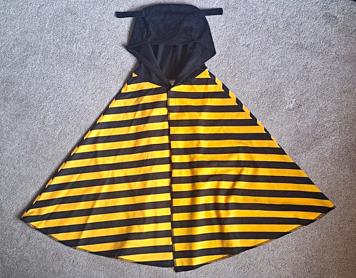 Bumble bee cape costume - bumble,