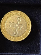 British two-pound coin 1807