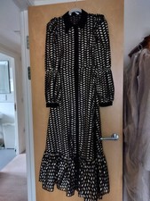 Zara Black & Gold Maxi Dress