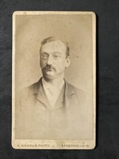 CDV Man Unusual Glasses Monocle? By Nicholls Isle Of Wight History Photo