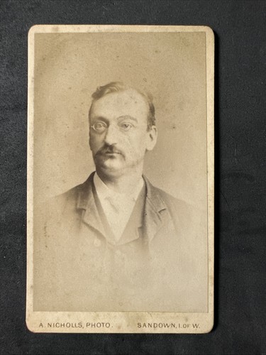 Cdv man unusual glasses - cdv,
