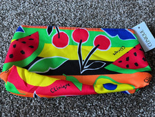 CLINIQUE X DONALD COSMETIC BAG CHERRIES LIPS WATERMELON NEW