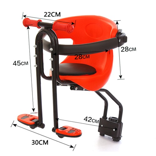 Front mount child bike - mount, seat