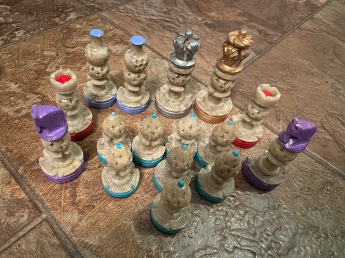 Soapstone stone chess 16 - chess,