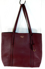 Radley London Purse Baylis road Size Large Burgundy handbag (nn86)