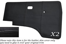 BLACK STITCH 2X DOOR CARDS