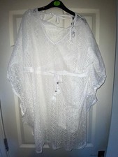 Primark White Cover Up Size M
