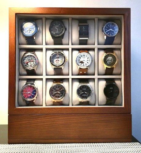 Watch display case - watch, slot