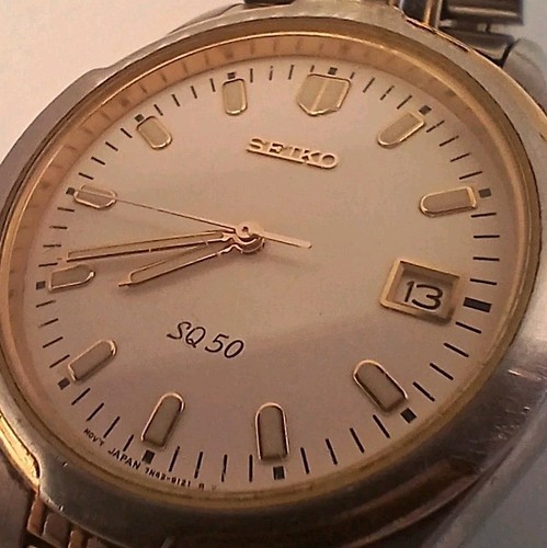 Vintage seiko two - sq, two-tone