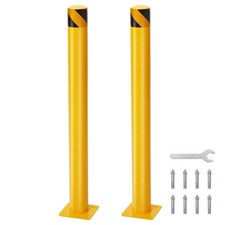2x 36" Safety Bollards,Steel