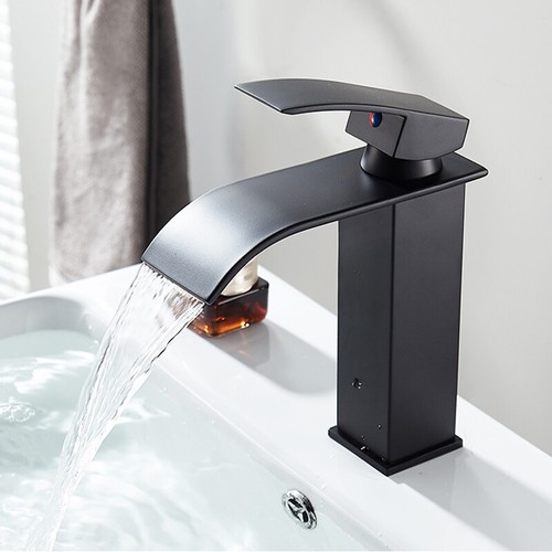 Modern waterfall basin sink - modern,
