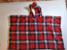 M&S Snuggle Kids Tartan hooded blanket large Thermowarmth