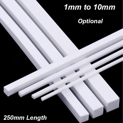 Abs plastic square rod solid - abs,