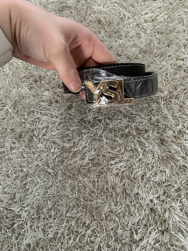 Brown ysl belt - brown,
