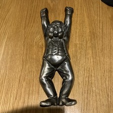 Rare!! Vintage Cast Iron Swedish Boot Jack Boot Scraper 11” Long