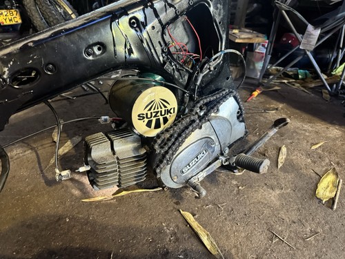 Suzuki a100 frame engine and - frame,,
