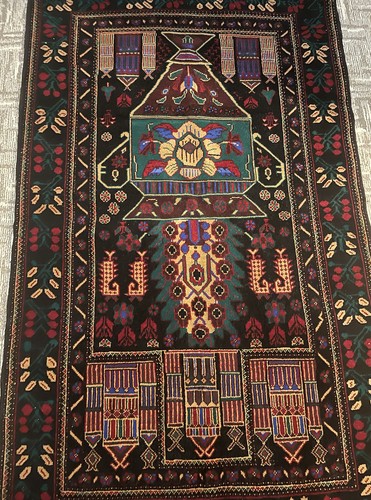 Handmade afghan carpet - carpet, good