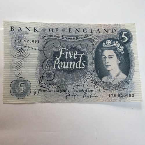 Vintage bank england 5 - england, £5