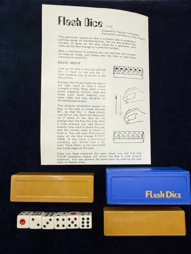 Vintage tenyo flash dice - tenyo, t-72