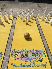Ten pin  Bowling Carpet Lane, 20 Feet, Perfect For Events 