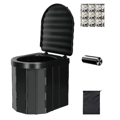 Mobile toilet portable folding - toilet,