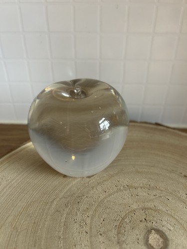 Vintage glass apple - vintage,