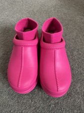 UGG Womens Pink Tasman X Waterproof Clogs/Shoes/Garden/Slippers /Rain boots