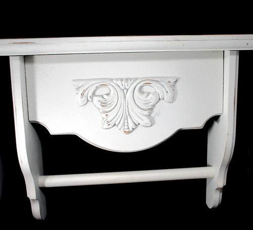 Shabby chic white wood - shabby,