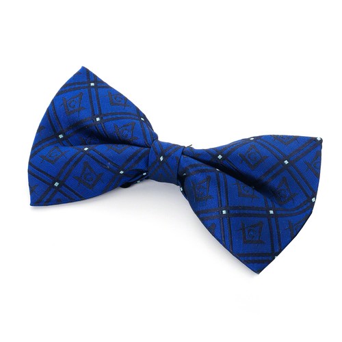 Silk masonic compass bow - sq, &