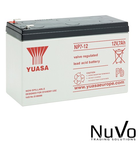 Genuine yuasa volt 7ah - 12,