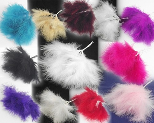 Stems wired marabou - stems,