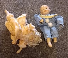 Pair Of Ashton Drake Mini Dolls