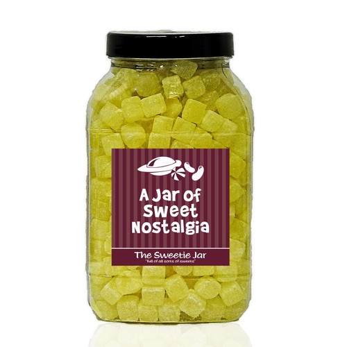 Pineapple cubes sweet - cubes,