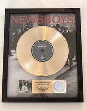 VINTAGE! GOLD RECORD Newsboys