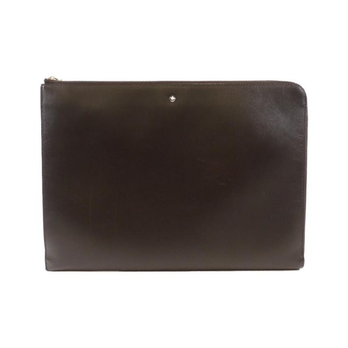 Montblanc bag leather - leather, 35cm