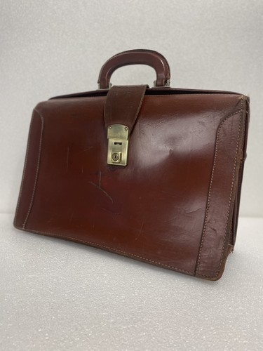 Vintage brown leather doctor - brown,