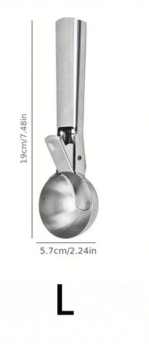 Large stainless steel ice - large,