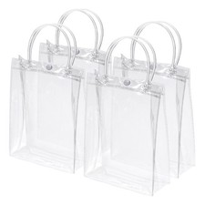 50Pcs Clear PVC Gift Bags 9x