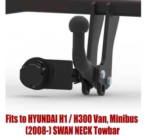 Swan neck tow bar for - swan, hyundai